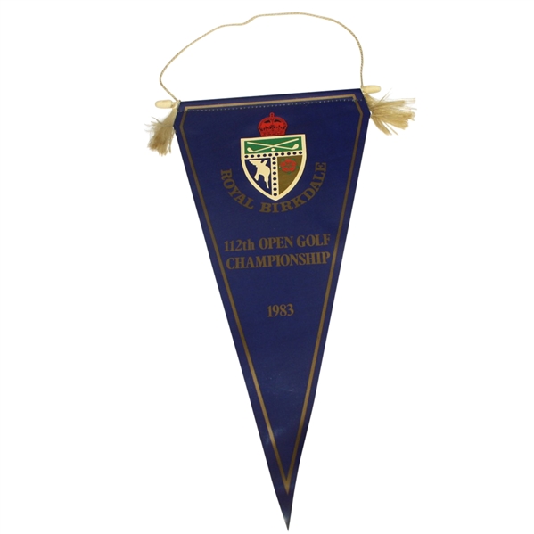 1983 British Open Championship Pennant - Royal Birkdale