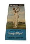 How to Play Golf - Swinging Thru Pamphlet by Craig Wood