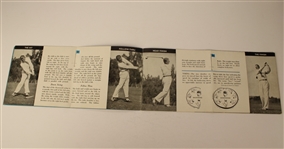 'How to Play Golf - Swinging Thru' Pamphlet by Craig Wood