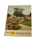 1954 PGA Championship Program at Keller GC with Chick Harbert Signed 3x5 JSA COA