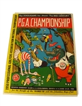 1950 PGA Championship Program at Scioto CC Signed by Winner Chandler Harper JSA COA