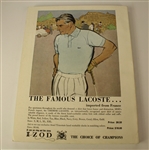 1960 PGA Championship Program with Winner Jay Hebert & Byron Nelson Signed 3 x 5 at Firestone CC JSA COA