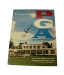 1959 PGA Championship Program at Minneapolis GC Signed by Bob Rosburg