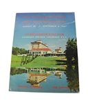 1967 US Amateur Championship Program Signed by Bob Dickson - Broadmoor GC JSA COA