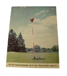 1966 US Amateur Championship Program Signed by Gary Cowan - Merion GC JSA COA