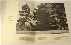 1966 US Amateur Championship Program Signed by Gary Cowan - Merion GC JSA COA