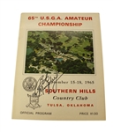 1965 US Amateur Championship Program Signed by Bob Murphy - Southern Hills CC JSA COA