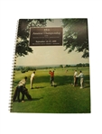 1955 US Amateur Championship Program with Harvie Ward Cut - Country Club of Virginia JSA COA