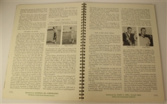 1955 US Amateur Championship Program with Harvie Ward Cut - Country Club of Virginia JSA COA