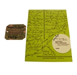 1958 National Pro-Am Championship Program and Ticket Signed by Billy Casper JSA COA