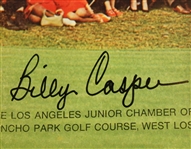 1970 LA Open Tournament Program Signed by Billy Casper JSA COA