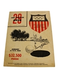 1955 LA Open Tournament Program Signed by Gene Littler JSA COA