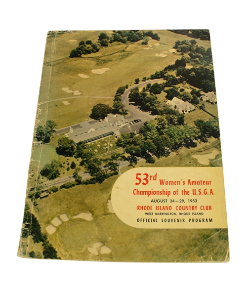 1953 Womens US Amateur Championship Program