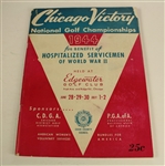 1944 Chicago Victory National Golf Championship Program with Jug McSpaden Signed Cut JSA COA