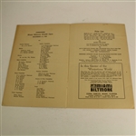 1936 7th Annual Miami Biltmore $10,000 Open Golf Tournament Program - Ralph Guldahl Winner
