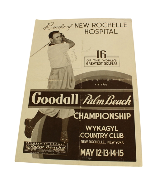 1949 Goodall-Palm Beach Championship Program
