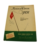 1947 National Capital Open Tournament Program - Mutli-Signed Snead, Mangrum, etc. JSA COA