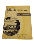 1946 Golden State $15k Open Tournament Program - Ben Hogan Winner