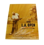 1966 Los Angeles Open Championship Program - Arnold Palmer Winner