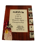 1958 Womens US Open National Championship Program - Mickey Wright Winner