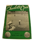 1947 Fourth Annual Charlotte Open Tournament Program