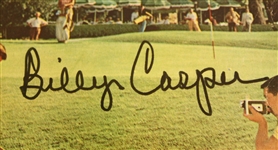 1959 US Open Championship Program Signed by Billy Casper JSA COA