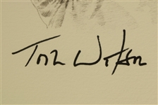 Tom Watson Signed Fitzpatrick Drawing JSA COA