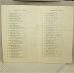 1931 Open Championship Official Program Insert Page- First At Carnoustie - Tommy Armour Winner