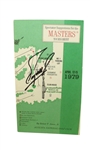 1979 Masters Spectator Guide Signed by Fuzzy Zoeller JSA COA