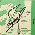1979 Masters Spectator Guide Signed by Fuzzy Zoeller JSA COA