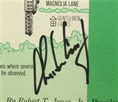 1971 Masters Spectator Guide Signed by Charles Coody JSA COA