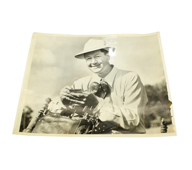 Original Byron Nelson Black and White Photo - 9 3/4" x 8"
