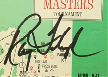 1976 Masters Spectator Guide Signed by Ray Floyd JSA COA