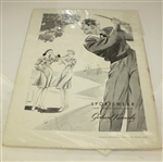 1945 Canadian PGA Montreal Open Championship Program Signed by Byron Nelson Part of 11 Straight Wins
