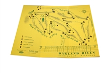 1951 US Open Program plus Course Pamphlet - Ben Hogan Win @ The Monster Oakland Hills
