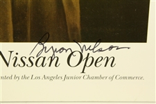 1996 Nissan Open Program Signed by Byron Nelson and Phil Mickelson JSA COA