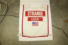 Curtis Strange Signed Ryder Cup Caddy Bib JSA COA