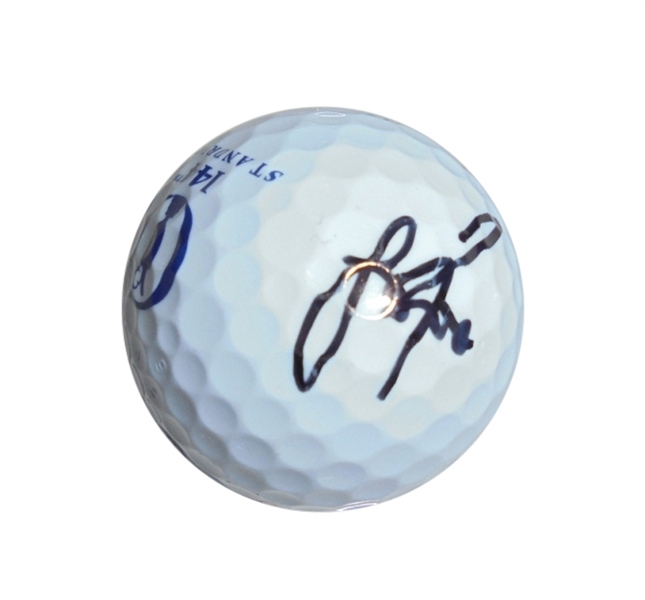 Justin Rose Signed 2015 Open Championship Logo Golf Ball - St. Andrews JSA COA