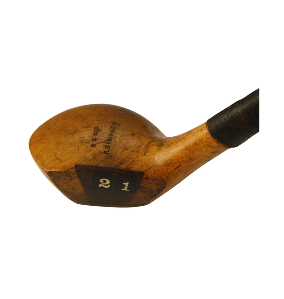 Robert Simpson Crafted Freddie Tait (Amateur Champ 1896 & 98) Driver - Carnoustie