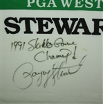 Payne Stewart Signed Caddie Bib from His Win At 1991 Skins Game Victory - PGA West