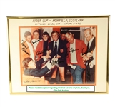Signed Seldom Seen photo 1973 Ryder Cup Teammates Celebrating in Their Underwear-Nicklaus, Palmer Etc. JSA COA