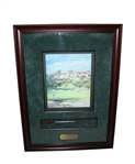 Ben Hogan Signed Ltd Riviera Art Piece - Nick Price 1995 PGA Dinner Gift JSA COA