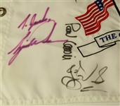 1999 Ryder Cup 'Battle at Brookline' Flag Signed by 11 US Team/ 2 Euros Team Members