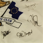 1999 Ryder Cup 'Battle at Brookline' Flag Signed by 11 US Team/ 2 Euros Team Members