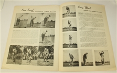 1945 Canadian Open Program Signed by Byron Nelson-Historically Significant 11th Win !