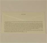 1988  Ouimet First Day Cachet Signed by 7 U.S. Open Champs-Hogan, Middlecoff, Nelson 