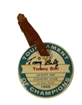 1959 Desert Inn Tournament of Champions Bag Tag - Signed by Tommy Bolt