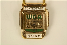 1962 Western Golf Association Contestant Badge - Jacky Cupit Winner