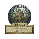 1963 Womens US Open Contestant Pin  - Marilyn Smith