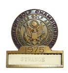1975 US Amateur Championship Contestant Pin - Curtis Strange